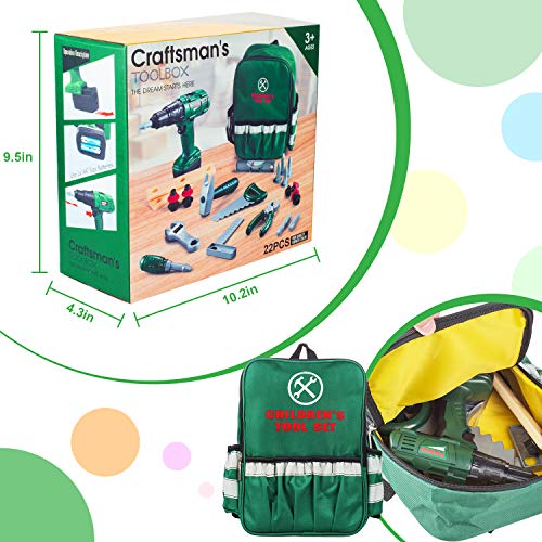 ORRENTE Kids Tool Set, Deluxe Power Toy Tool Set with Motion Function - Thumbnail 6