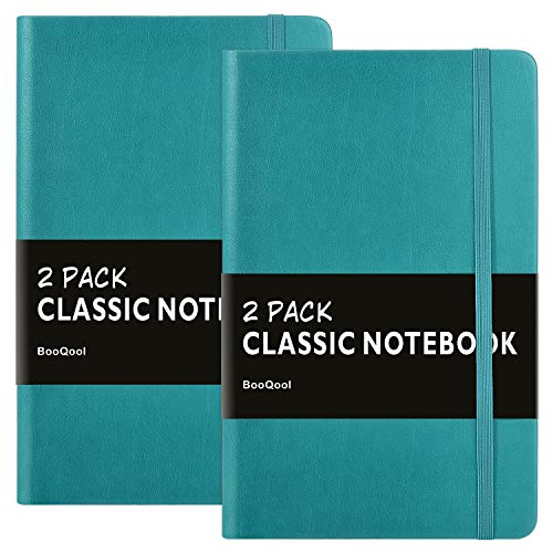2 Pack Notebooks/Journals - Premium Thick Paper Faux Leather Writing Classic Ruled Notebook, Hard Cover, Large, Lined (5.4 x 8.3) - Thumbnail 7