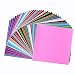 Permanent Adhesive Backed Vinyl Sheets 12"x12"-40 Sheets Assorted Colors (Matte and Glossy) for Cricut, Silhouette Cameo, Craft Cutter Machine, Printers, Letters, Car Decal, Decor Sticker, Vinyl Paper