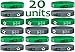 20 pc Soccer Wristband Party Favors (Soccer, Kids)