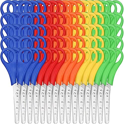 150 Pack Scissors Bulk Scissors 5 Inch Blunt Tip Kids Safety Bulk Pack