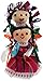 Mexican Maria Rag Doll 2 Pack Small Toys Handcraft Traditional Costume 7'' Assorted Colors & Models Bundle