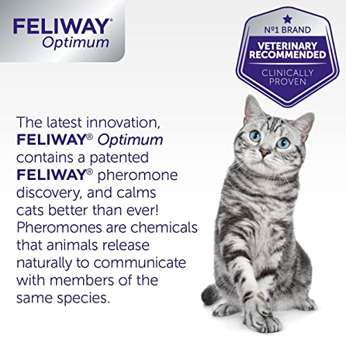 Feliway Optimum Refill,Purple,Package may vary, 3 Count (Pack of 1)