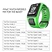 NotoCity Compatible with Tomtom Watch Band Silicone Watch Strap Replacement for Spark/Spark 3/Golfer 2/Adventurer/Runner 2/3 Smartwatch(Green)