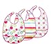JJ Cole Bib Set Pink Shapes 3 Pack
