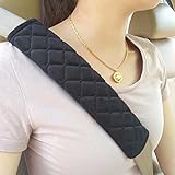 MIKAFEN CJ100 Universal Car Seat Belt Pads Cover,Seat Belt Shoulder Strap Covers Harness Pad For Car/Bag,Soft Comfort Helps Protect You Neck And Shoulder From The Seat belt Rubbing(2-Pack)