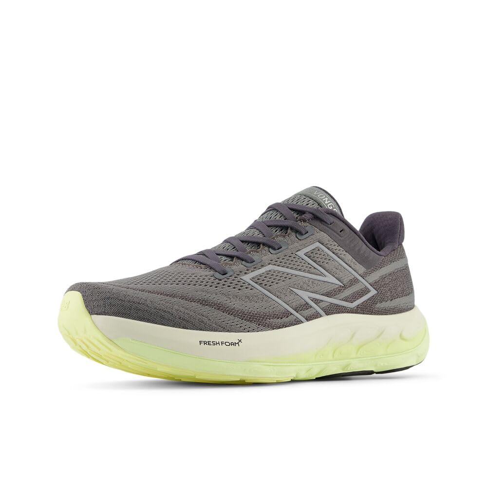 Photo 1 of New Balance Men's Fresh Foam X Vongo V6 Running Shoe, Harbor Grey/Limelight/Silver Metallic, 12 X-Wide