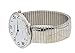 Xanadu Unisex Easy Read Silver-Tone Stainless Steel Expansion Band Watch