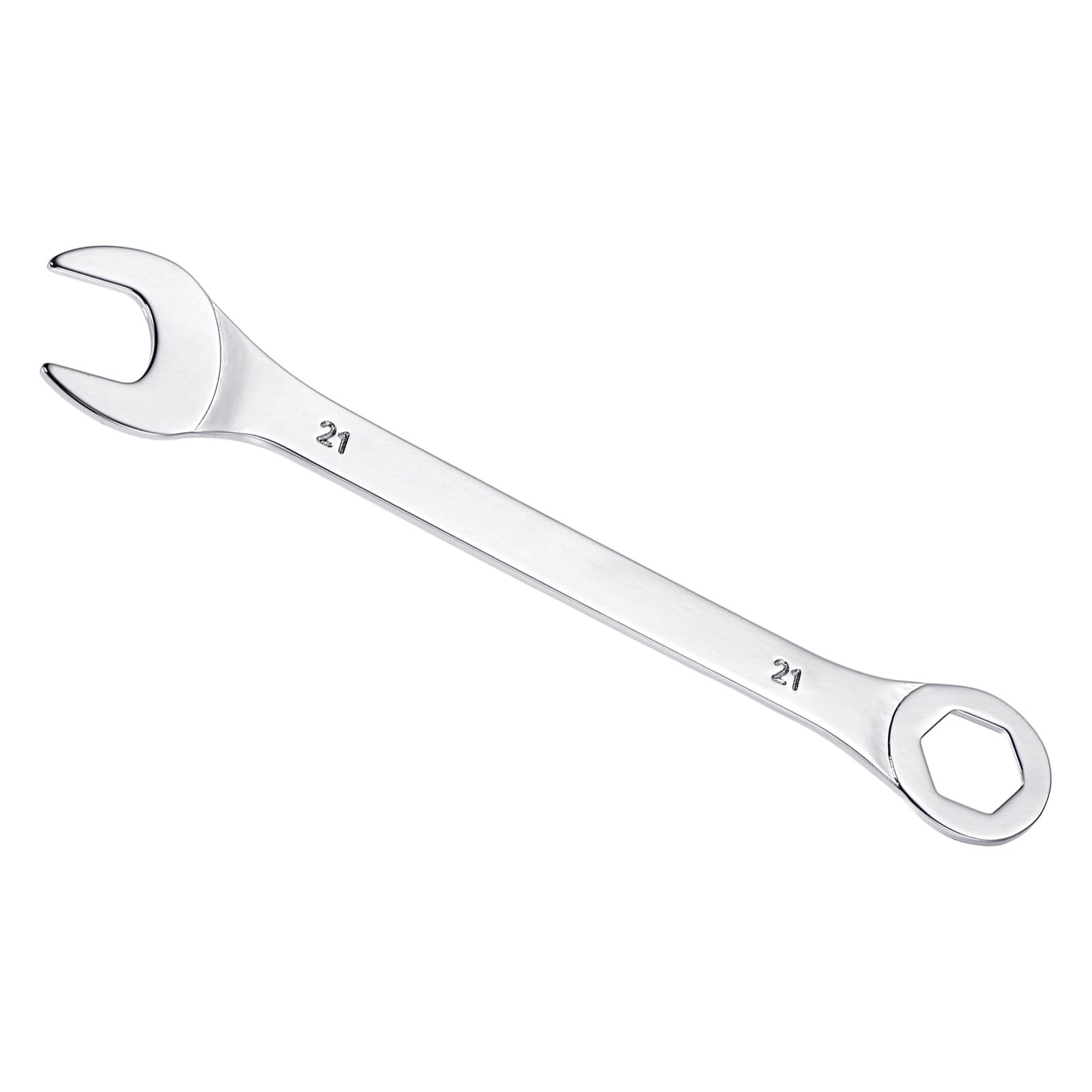 CoCud Combination Wrench, 21mm Metric Box Open End 6-Point Design 15-Degree Offset, Double Ended Box and Open End - (Applications: for Home Repairs)