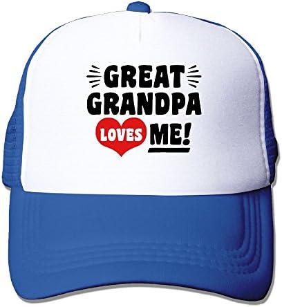 Sheng Men&women Great Grandpa Loves Me Outdoor Hip Hop Sun Cotton Mesh Cap Hat Adjustable
