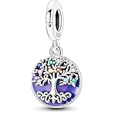 LAZA Charms for Bracelets 925 Sterling Silver Butterfly Summer Travel Ocean Lucky Charm Beads Pendant Jewelry for Women Mom