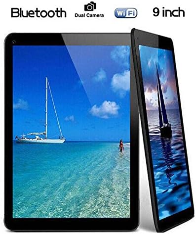 Christmas 9" Inch Android Tablet PC,1GB RAM 16GB Storage Phablet Tablet Quad Core Unlocked Tablets, Dual Camera TF Card Slots, WiFi, GPS, Blue-Tooth 4.0,800 480 HD IPS Screen Display, Google Pl