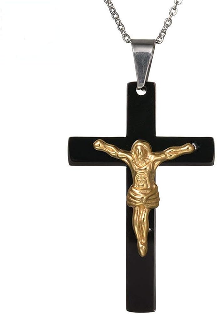 taPfPmFD Católica Jesucristo en la Cruz Crucifijo INRI de Acero