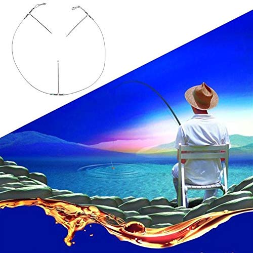 LANGPIAOEZU Wirbel Edelstahl-Fischen-Rigs Stahlvorfächer Seil Linie Schwenker-Schnur-Haken Abgleich-Belichtungsreihe Sea… – Bild 7