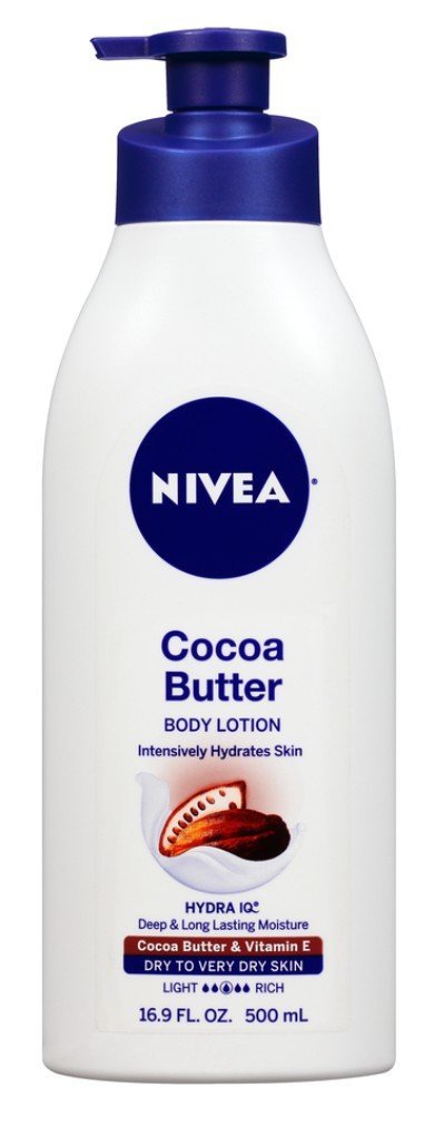 Nivea Lotion Cocoa Butter 16.9 Ounce Pump Nourishes Dry Skin (Pack of 6)