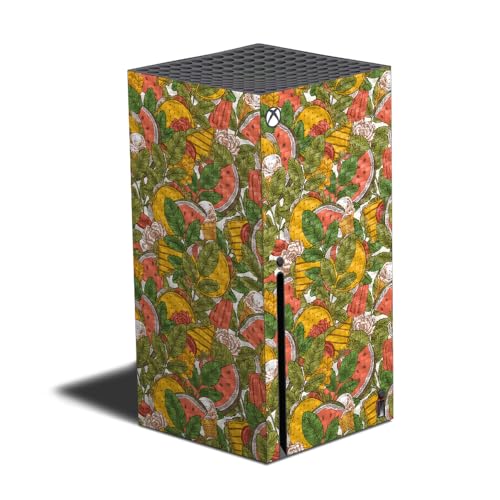 Carbon Fiber Gaming Skin Compatible with Xbox Series X - Summer Lunch - Premium…