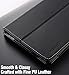 Poetic SlimFolio All New Amazon Fire 7 2017 Case Slim Leather Stand Folio Case with Auto Wake/Sleep for Amazon Fire 7 (7th Generation, 2017 Release) Black