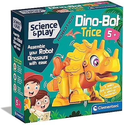 - Dino BOT Triceratops, Set de Robot para Montar y Aprender robótica Infantil, Juguete Educativo para niños de 5 años o más (75073)