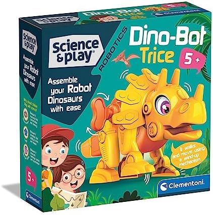 - Dino BOT Triceratops, Set de Robot para Montar y Aprender robótica Infantil, Juguete Educativo para niños de 5 años o más (75073)