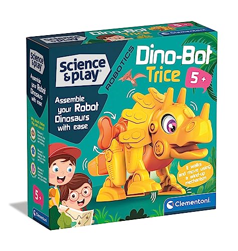 - Dino BOT Triceratops, Set de Robot para Montar y Aprender robótica Infantil, Juguete Educativo para niños de 5 años o más (75073)