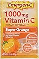 Emergen-C Vitamin C Fizzy Drink Mix, 1000 mg, Super Orange, 0.3 Ounce Packets 30 packets