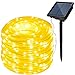 IMAGE 8 Modes Solar Rope Lights Outdoor String Lights 78.7 Feet 20M Waterproof 200LED for Indoor Outdoor Garden Party Patio Lawn Decor Warm White