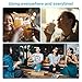 CHARMINER Collapsible Straw Reusable Stainless Steel, Folding Drinking Straws Food-Grade Portable Set Stainless Steel Case with Cleaning Brush Keychain Hole,for Household,Outdoor(2pc)