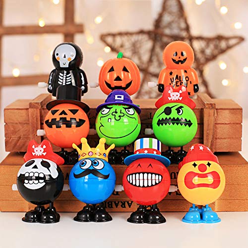 NIGHT-GRING 12 Pack Halloween Wind Up Toy Assortments for Halloween Party Favors Goody Bag Filler Halloween Props Trick Toy - Thumbnail 6