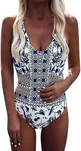 Kashyk Women's Mesh Open Swimsuit One Piece Swimsuit Bikini Beach Swimsuit Thickening Beachwear