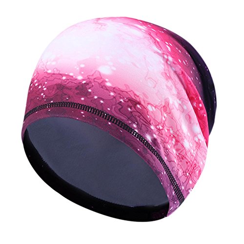 Wingbind Men's Skull Cap Helmet Liner Cycling Caps Runing Sports Beanie Covers Ears and Wicks Moisture Perfect for Under Helmet