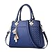 Womens Purses and Handbags Ladies Designer Satchel Tote Bag Shoulder Bags, Navyblue