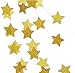 Fecedy Sparkling Star Garland Bunting for Baby shower,Wedding Party 13 feet 1pcs(Gold)