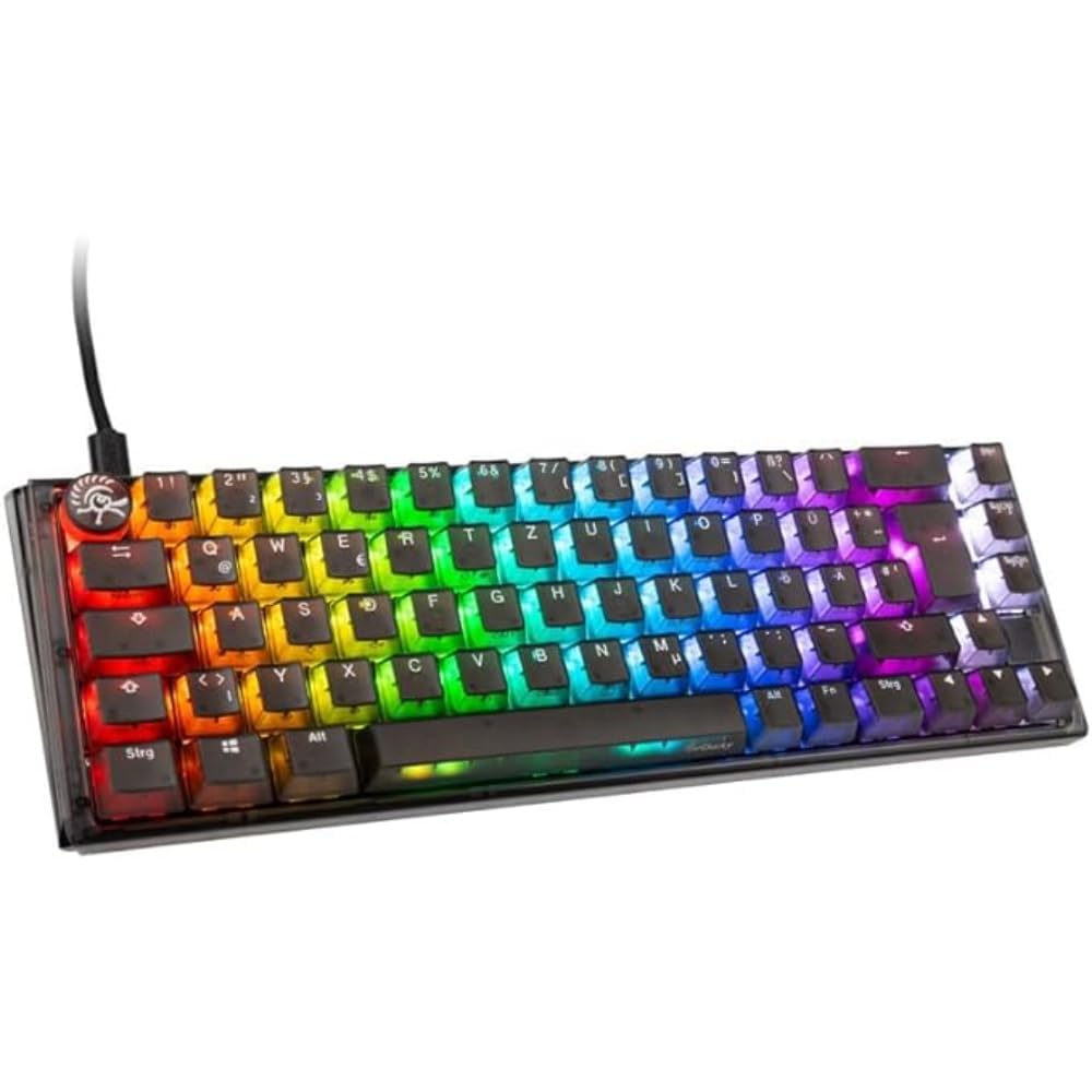 Ducky One 3 Aura Black SF Gaming Tastatur, RGB LED - MX-Blue