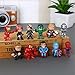 12PCS Avengers Hero Series-Cake Ingredients and Cupcake Top, Children Shower Birthday Party Supplies. Mini action figures, organizers games toy party collection