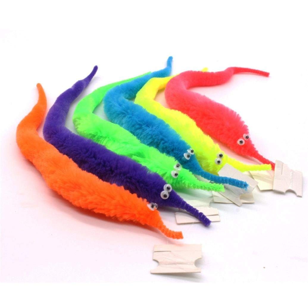 magic twisty fuzzy worm