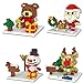 Merry Christmas Gift Mini Building Blocks Figures Toy Snowman for Kids and Adults
