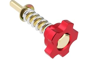eMagTech Motorcycle Carburetor Air Fuel Mixture Idle Speed Adjuster Screw Red Compatible with Keihin PWK