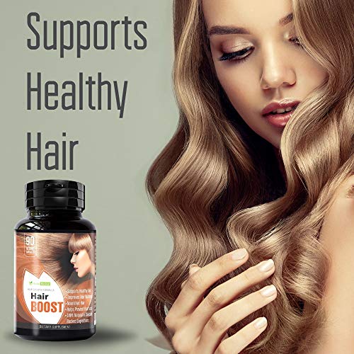 HR Organic Hair Growth Supplements Thicker, Fuller, Longer Hair Pills