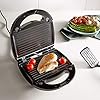 VonShef-3-in-1-Sandwich-Toaster-Waffle-Maker-Grill-Dual-Plate-Press-for-Toasties-Paninis-Snacks-Easy-to-Use-Clean-Non-Stick-Interchangeable-Plates-Compact-Portable-Size--Black-700W VonShef Waffle Maker 3 in 1 – Sandwich Toaster, Panini Press, Waffle Iron with Non-Stick Easy Clean Removable Plates…