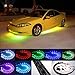 DIYAH 7 Color High Intensity LED Car Underglow Underbody System Neon Strip Lights Kit 48