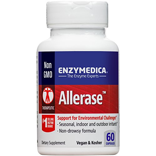 Enzymedica - Allerase, Support for Environmental Challenges, 60 Capsules