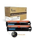 V4INK Compatible Toner Cartridge Replacement for HP 17A HP CF217A with chip(Black, 2-Pack) for use in HP Laserjet Pro MFP M130fw M130nw M130fn M130a M102w M102a M130 M102 Printer Toner