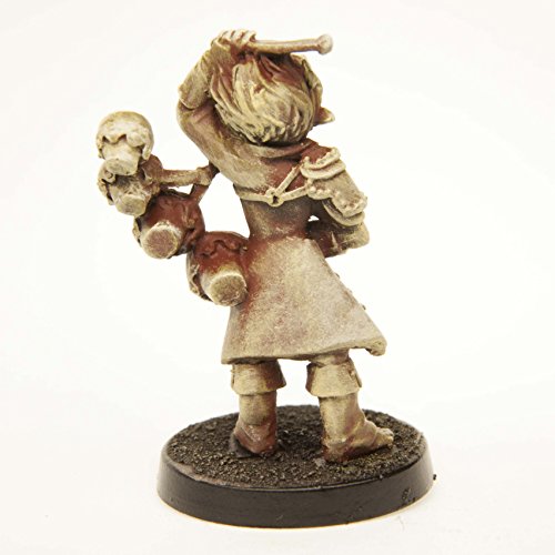 Stonehaven Half-Orc Bard Miniature Figure for 28mm Table top Wargames - Made in USA