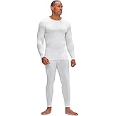 DEVOPS Men's Thermal Underwear Long Johns Set with Fleece Lined