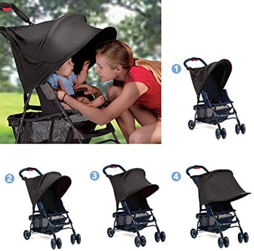 1 pcs Baby Stroller Rag Shade Blocks 99% UV UVB Sun Rays Cover Baby Car Awning Rain Tent Multifunctional Stroller Protection
