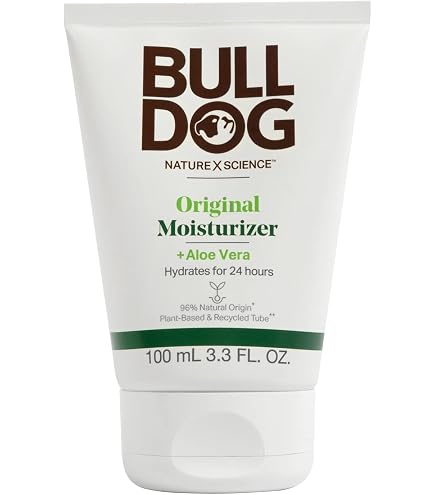 Amazon.com: Bulldog Skincare Original Moisturizer For Men. With Aloe Vera,  3.3 fl. oz., (Pack of 2) : Beauty & Personal Care