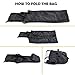 Weanas Bicycle Travel Cases/Bag with Two Inner Pockets, Fork Protector and Free Luggage Straps Included, Road Bike MTB Airplane Transport Bag for Bike