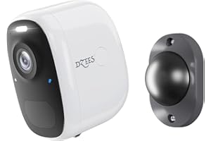 Outdoor Camera Wireless, Solar Security Camera for Home Security, Dzees WiFi Surveillance Camera with Siren and Spotlight, Ba