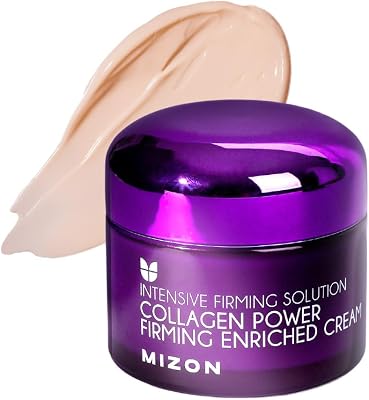 [Mizon] Crema Arricchita con Collagene Marino (50ml) Cura della pelle coreana, collagene marino ricco al 54%, cura intensiva antietà e linee sottili (Collagen Power Firming Enriched Cream)