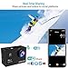 Apexcam 4K Action Camera 16MP Underwater Waterproof Camera 40M 170°Wide-Angle WiFi Sports Camera with 2.4G Remote Control with 2 Batteries 2.0'' LCD Ultra HD and Mounting Accessories Kit
